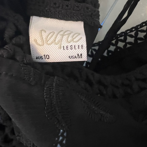 Selfie Leslie long sleeve little black dress. Size L - Picture 6 of 7